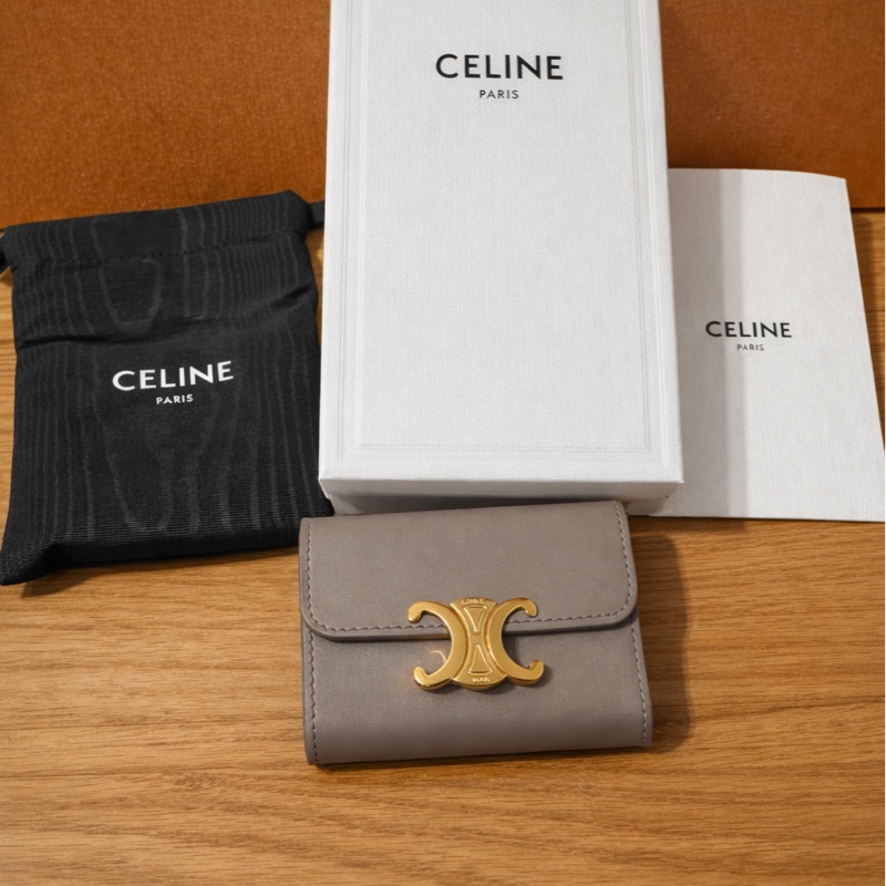 CELINE 的卡夾/零錢卡包(Card Holder with Zip / Snap Card Case-18