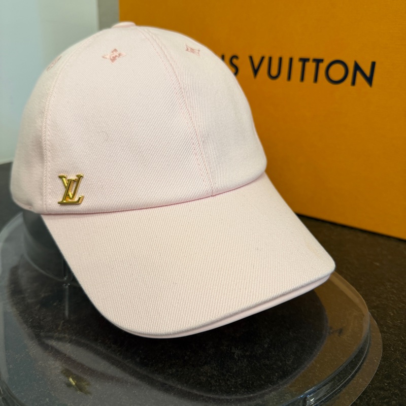 (LOUIS VUITTON)LV粉色鴨舌帽-0