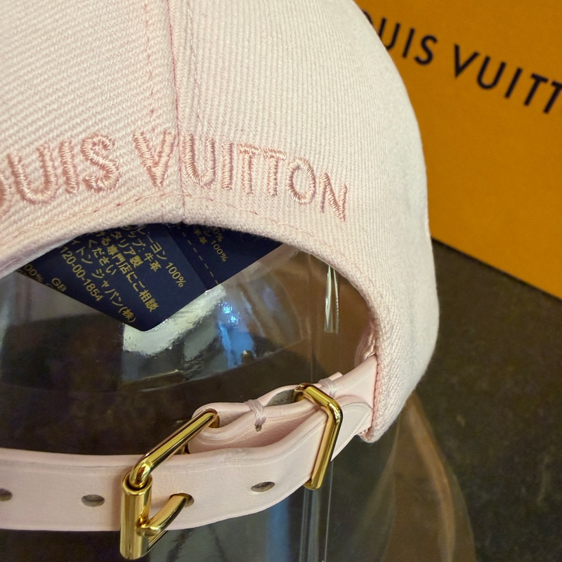 (LOUIS VUITTON)LV粉色鴨舌帽-1