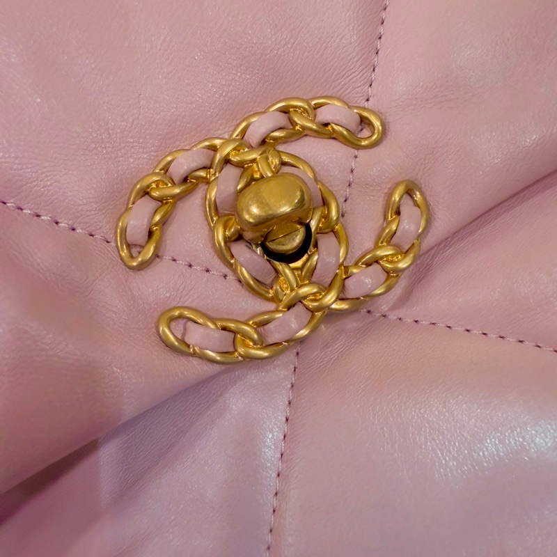 （全配閒置99新）香奈兒Chanel💗浪漫baby粉🌸19包中號30cm-4
