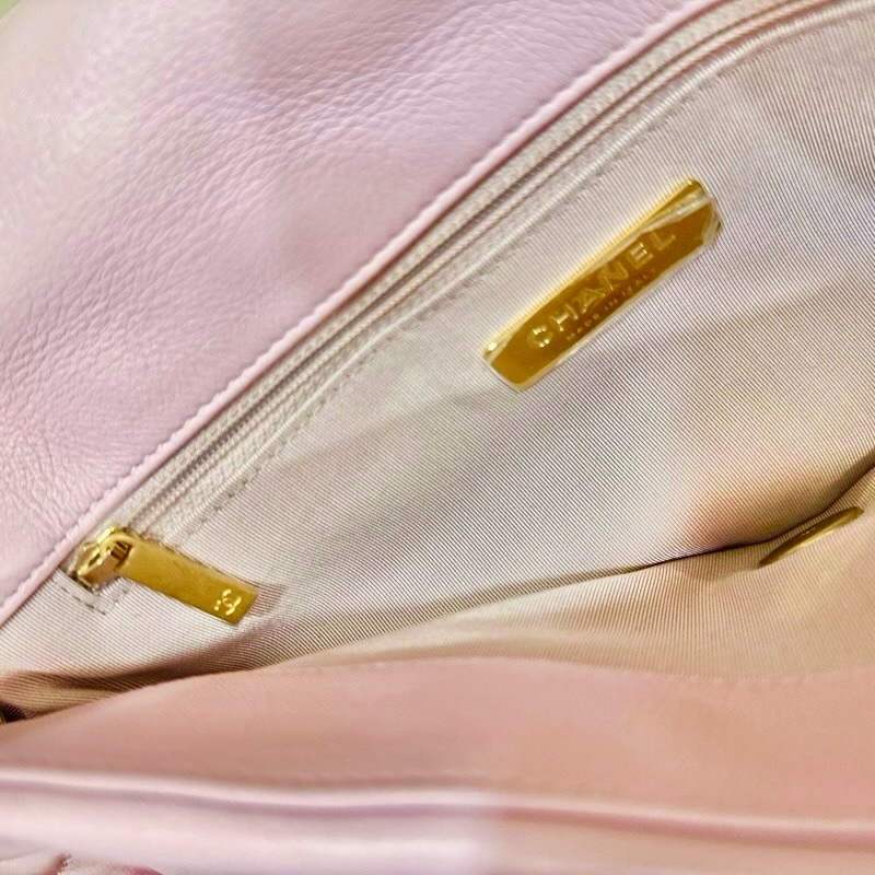（全配閒置99新）香奈兒Chanel💗浪漫baby粉🌸19包中號30cm-6