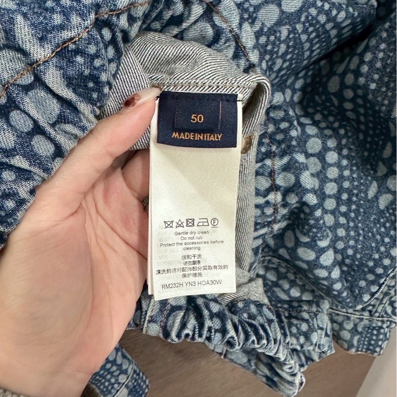 LV草間彌生聯名牛仔外套-2