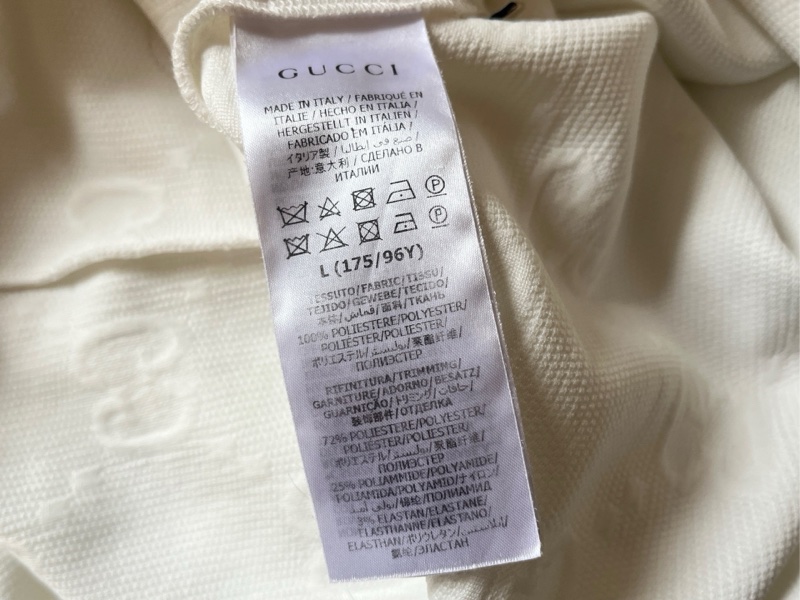 Gucci 白色重工提花連衣裙 L碼 附件無-3