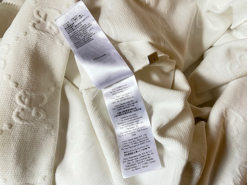 Gucci 白色重工提花連衣裙 L碼 附件無-4