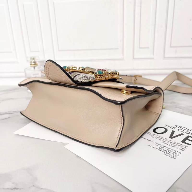 MiuMiu Lady粉色太陽花水鑽寶石包22×13×5cm 98新配件塵袋-6