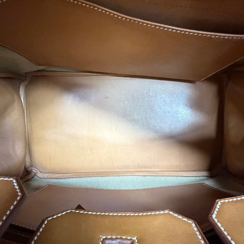 Hermes限量版Flag Birkin35 馬鞍皮拼帆布 淡金扣 35*25*18 98新配件鑰匙鎖塵袋-3
