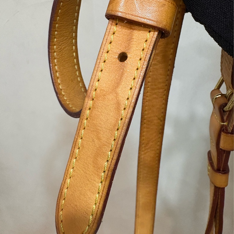 Lv speedy 30 新款老花 波士頓包 附斜背帶-7