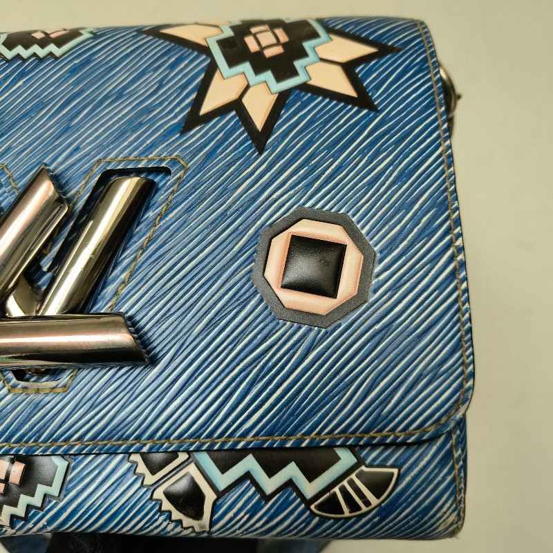 ㊣✨Louis Vuitton✨路易威登(附防塵袋)LV Twist 稀有 圖騰 民俗風 水波紋 旋轉釦 鏈條包 單肩背 肩背包/二手精品/二手包/保證正品🌳二手樹屋🌳-20