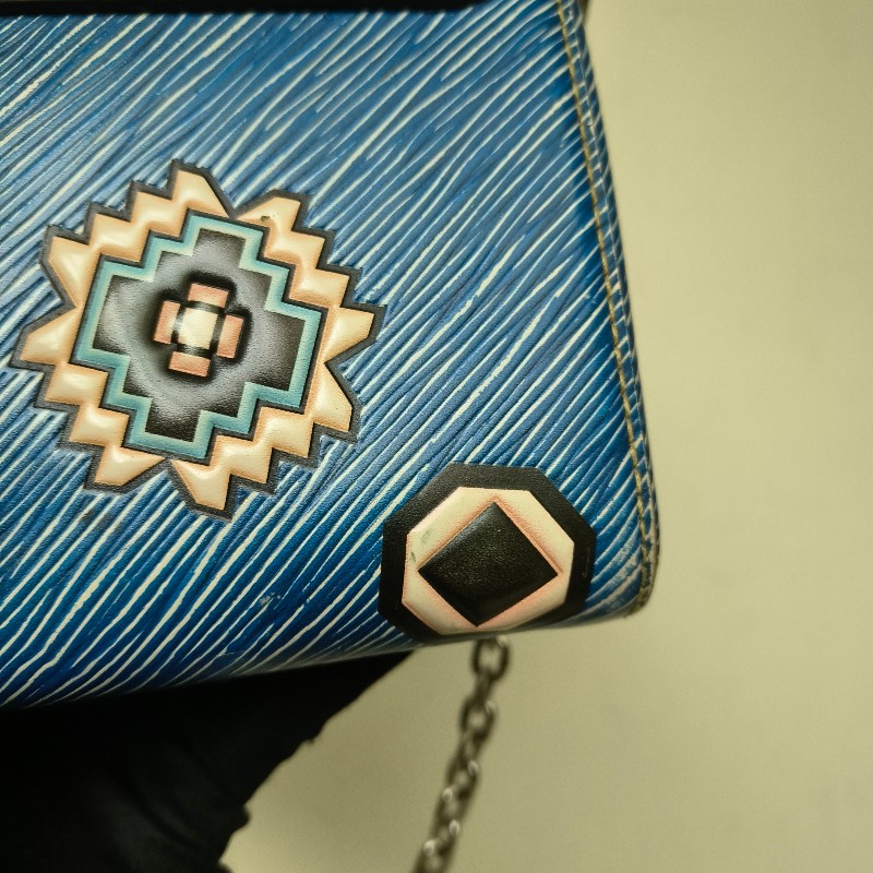 ㊣✨Louis Vuitton✨路易威登(附防塵袋)LV Twist 稀有 圖騰 民俗風 水波紋 旋轉釦 鏈條包 單肩背 肩背包/二手精品/二手包/保證正品🌳二手樹屋🌳-32
