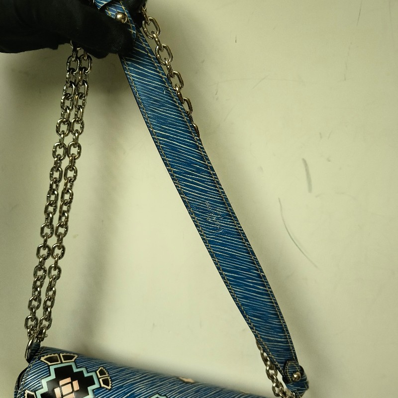 ㊣✨Louis Vuitton✨路易威登(附防塵袋)LV Twist 稀有 圖騰 民俗風 水波紋 旋轉釦 鏈條包 單肩背 肩背包/二手精品/二手包/保證正品🌳二手樹屋🌳-36