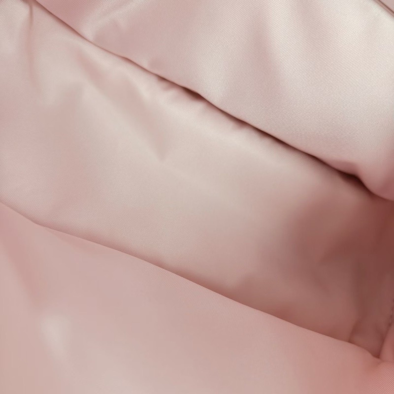 Prada cini尼龍郵差包 23*16*11 粉色尼龍布 98新配件保卡塵袋-2