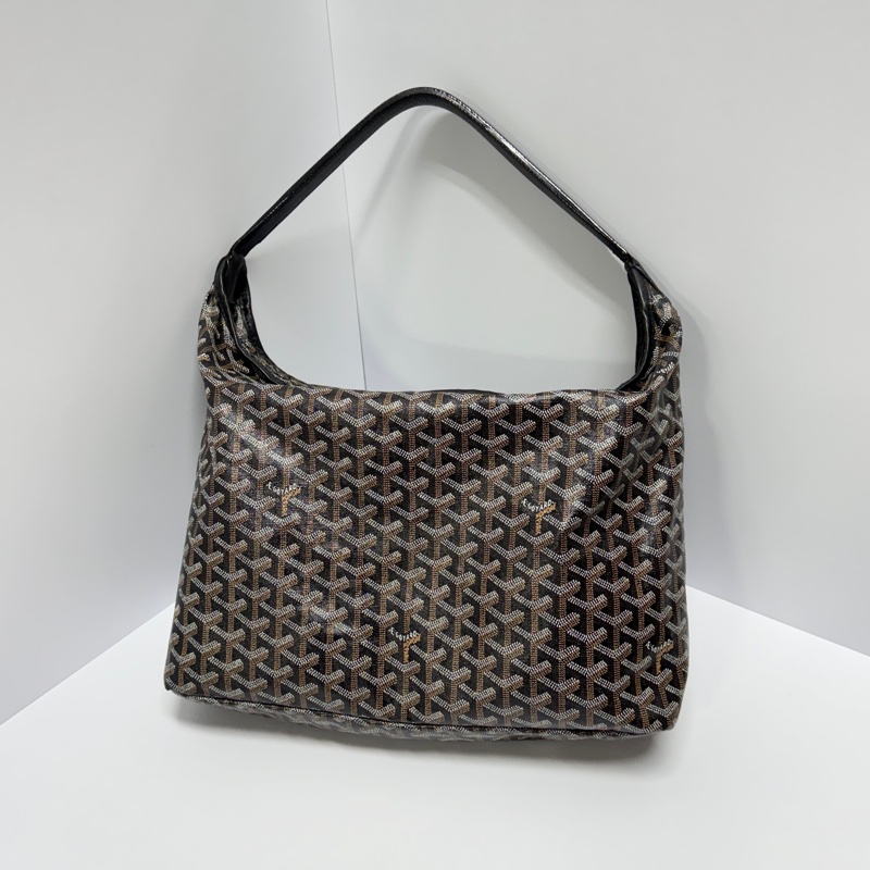 【時髦必備🪩】 Goyard Hobo 最熱門款腋下包 黑色 （代購要10萬以上）-7