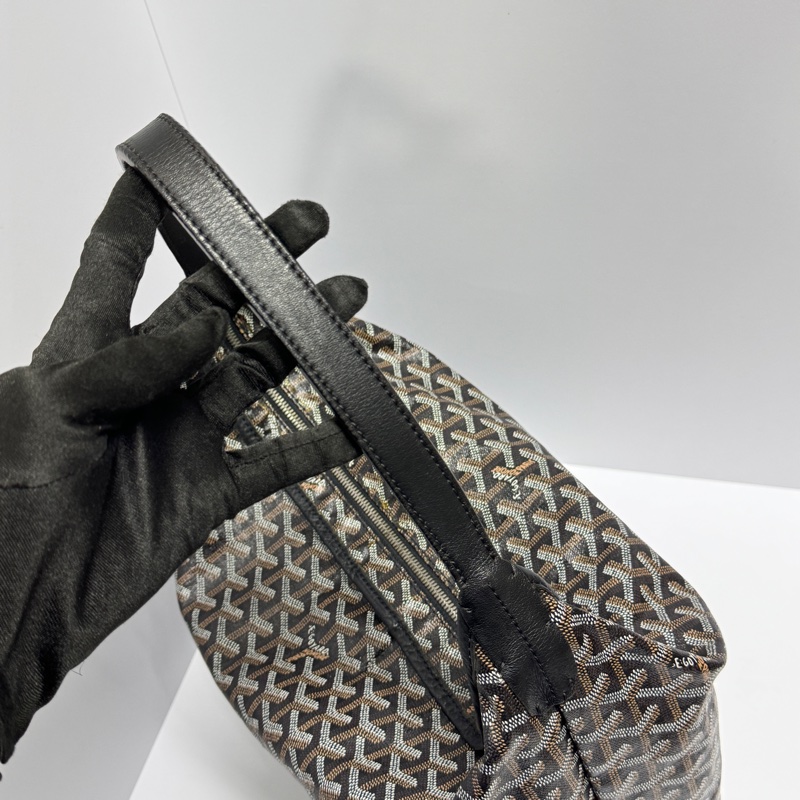 【時髦必備🪩】 Goyard Hobo 最熱門款腋下包 黑色 （代購要10萬以上）-15