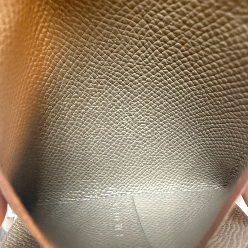 ✔️Hermès Bastia 零錢包 / Epsom皮 / 大象灰-17