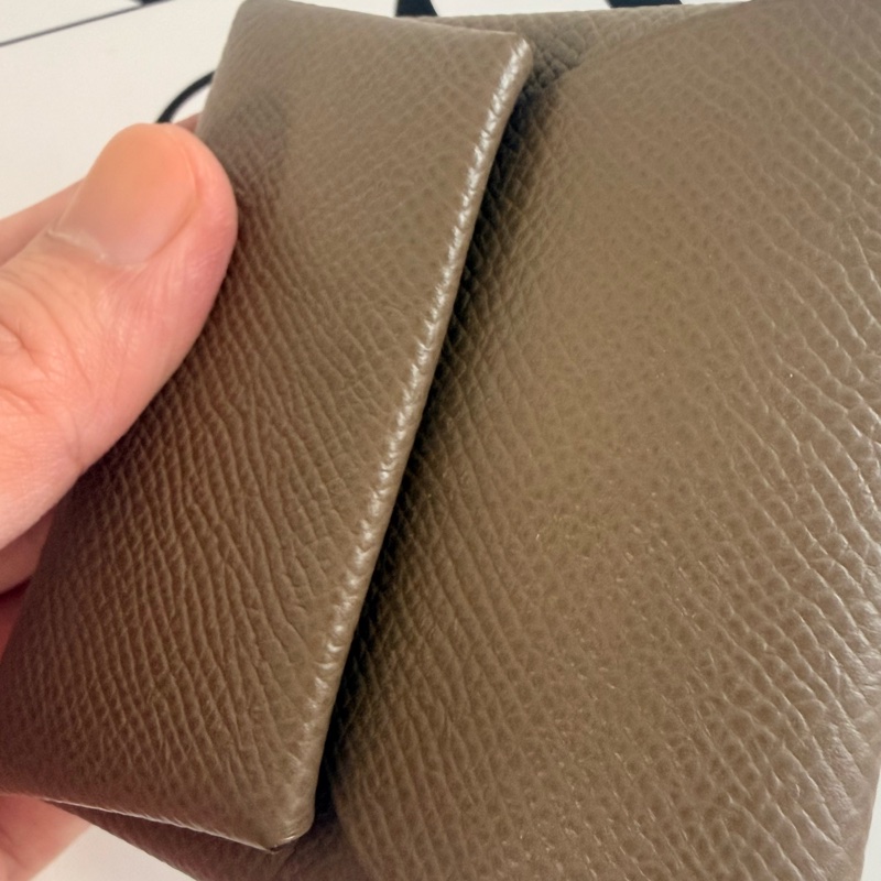 ✔️Hermès Bastia 零錢包 / Epsom皮 / 大象灰-27