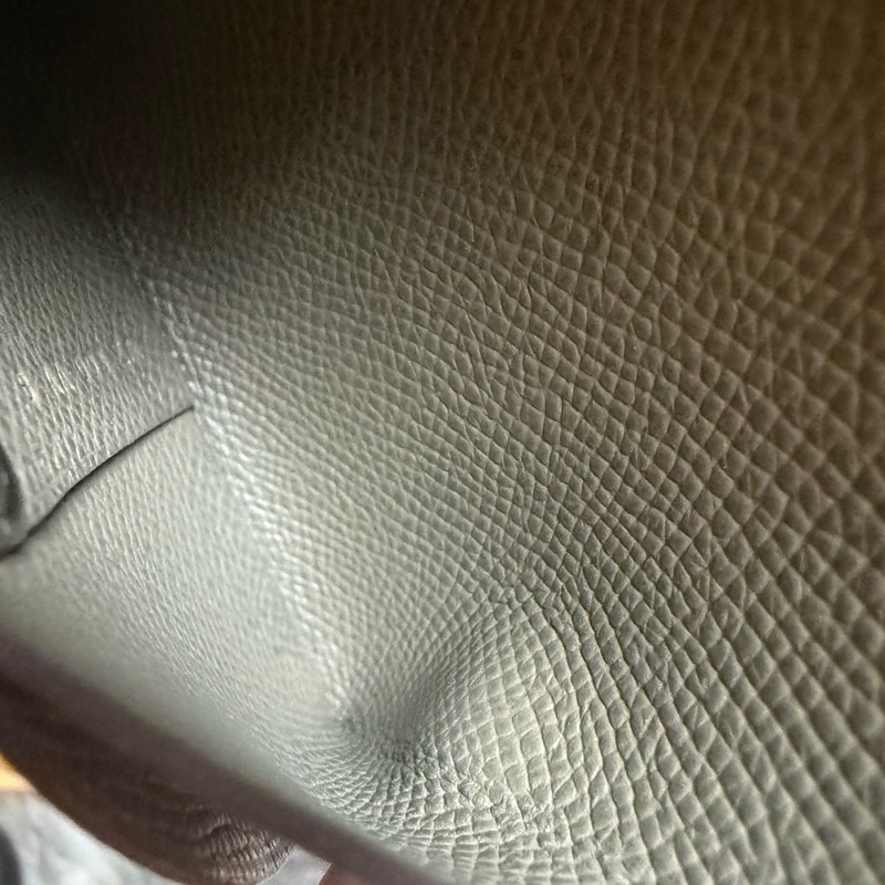 ✔️Hermès Bastia 零錢包 / Epsom皮 / 大象灰-33