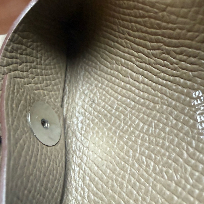 ✔️Hermès Bastia 零錢包 / Epsom皮 / 大象灰-36