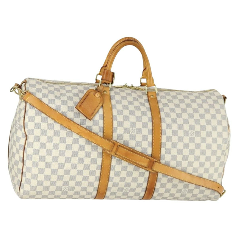 【日本直送】路易威登 Damier Azur Keepall Bandouliere 55 波士頓包 N41429 正品 166321-0