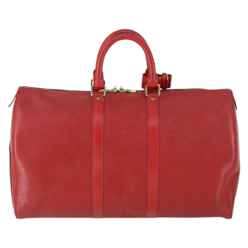 【日本直送】路易威登 Epi Keepall 45 波士頓包 紅色 M42977 LV 正品 168280-1