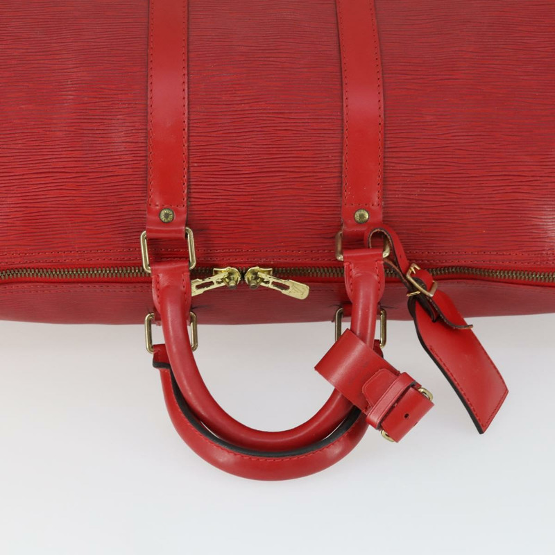 【日本直送】路易威登 Epi Keepall 45 波士頓包 紅色 M42977 LV 正品 168280-6