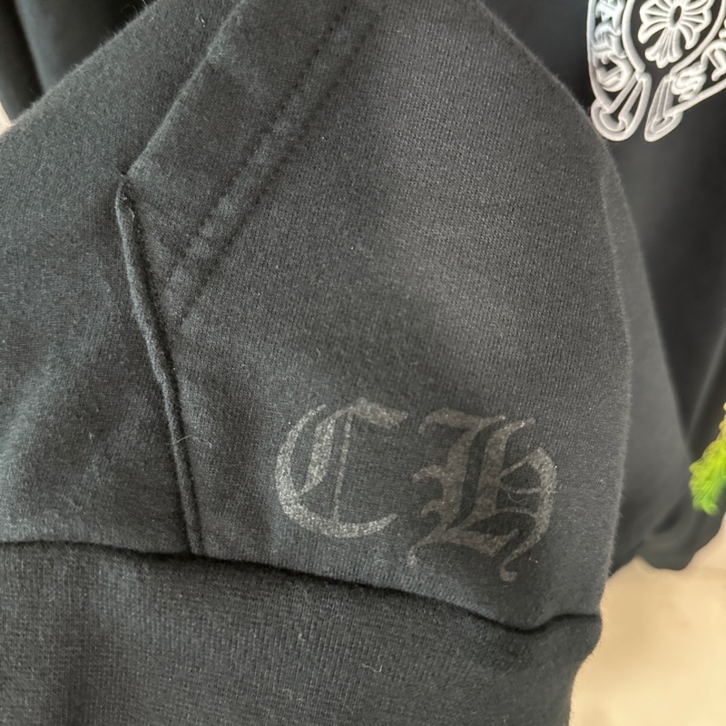 克羅心 chrome hearts 彩色 花臂 漸層 帽t 馬蹄-5