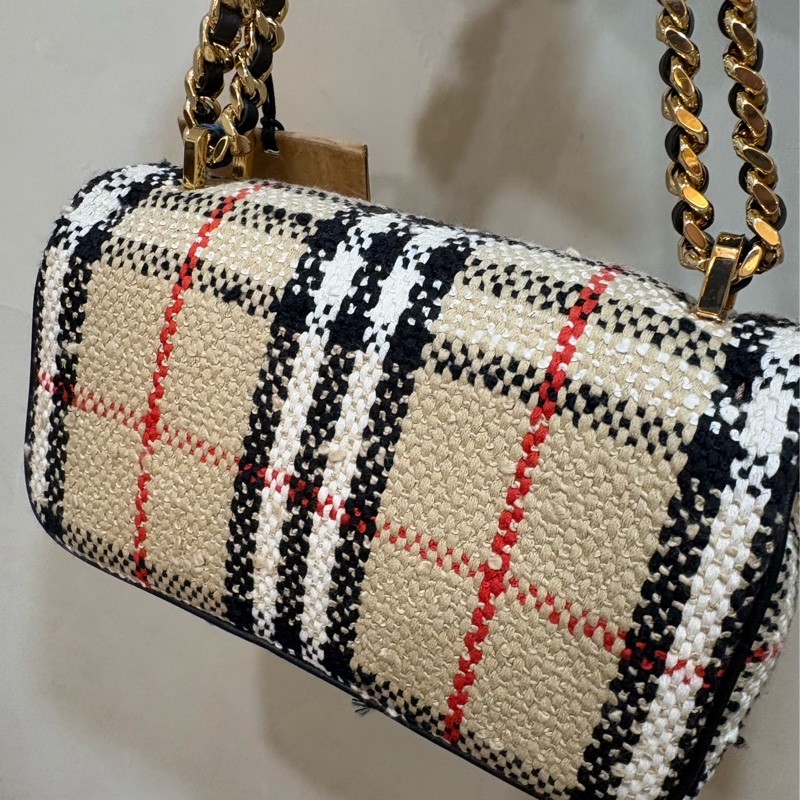 Burberry毛料Lola迷你鏈條包-3
