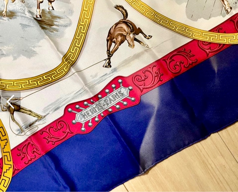 HERMES 微使用經典正品 90x90大方巾絲巾-8