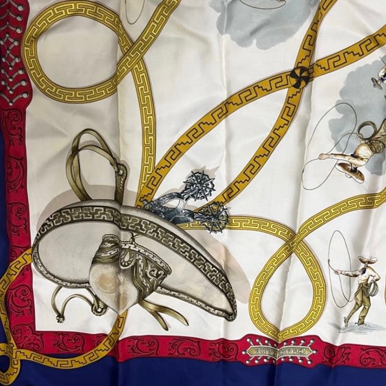 HERMES 微使用經典正品 90x90大方巾絲巾-9