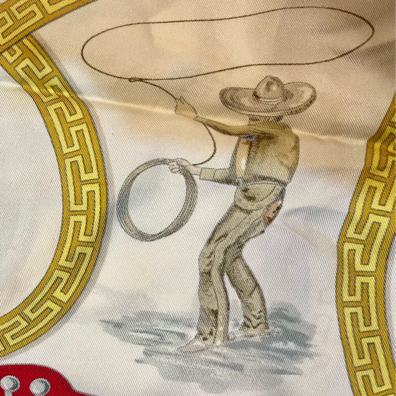 HERMES 微使用經典正品 90x90大方巾絲巾-22