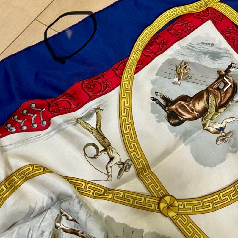 HERMES 微使用經典正品 90x90大方巾絲巾-32