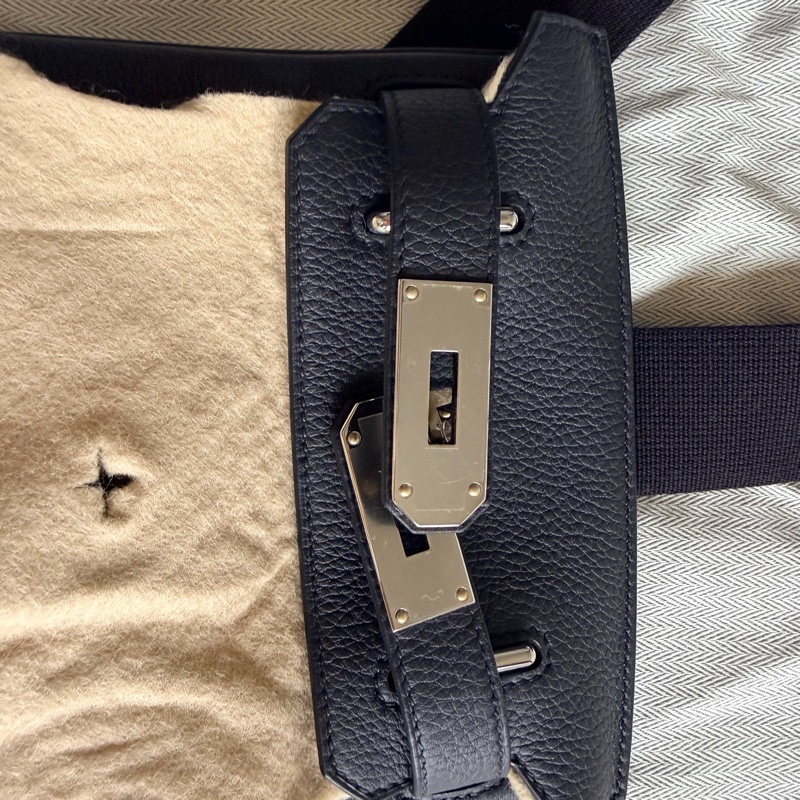 Hermes Hac a dos 黑銀togo皮-5