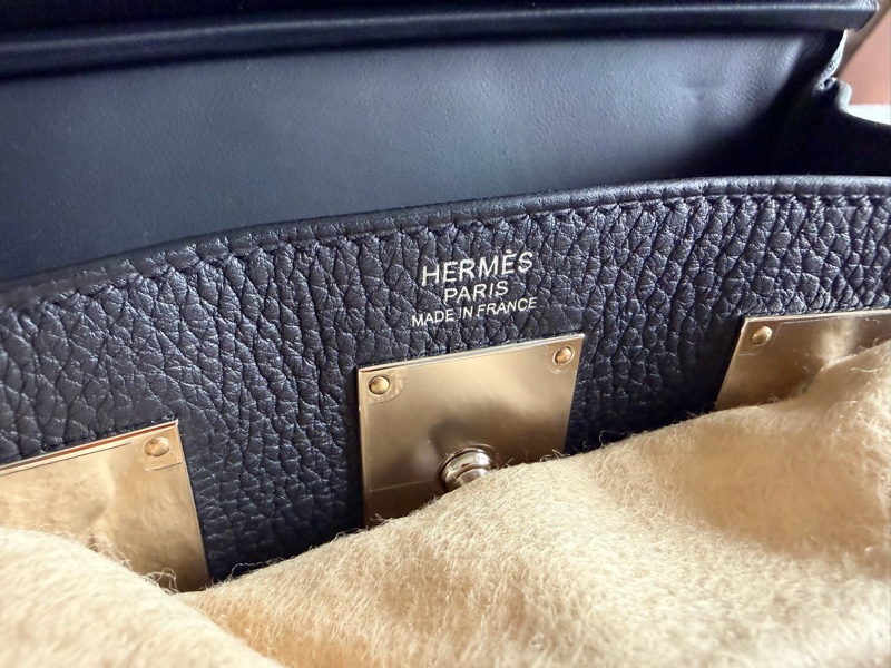 Hermes Hac a dos 黑銀togo皮-7