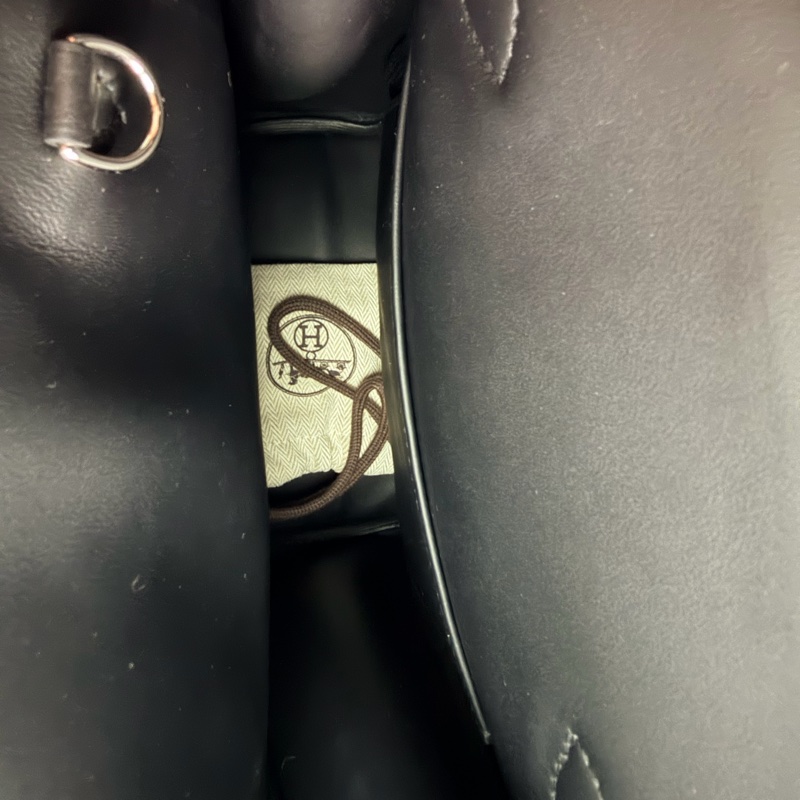 Hermes Hac a dos 黑銀togo皮-9