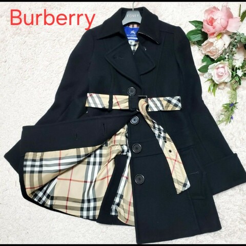 極美／Burberry ／時尚女神羊毛大衣