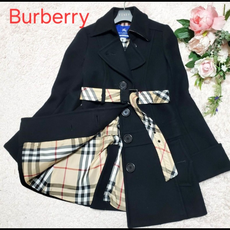 極美/Burberry /時尚女神羊毛大衣-0