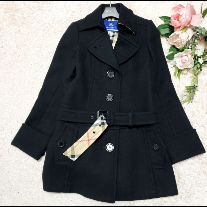 極美/Burberry /時尚女神羊毛大衣-1