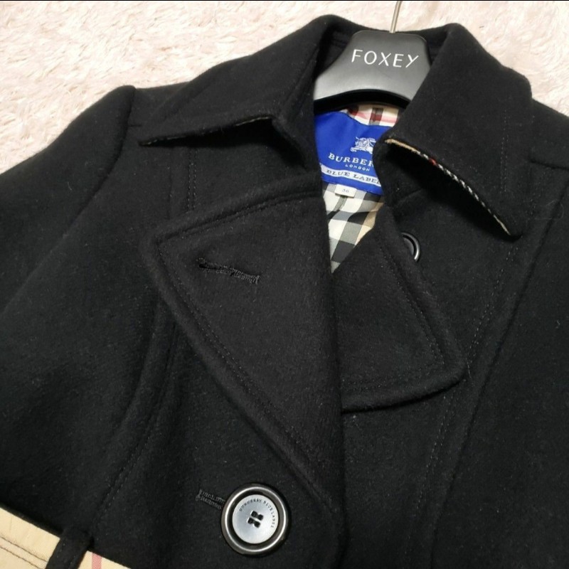 極美/Burberry /時尚女神羊毛大衣-4