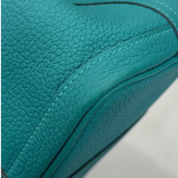 【狀況良好】愛馬仕Hermes U1維羅納綠全皮Garden30花園包 D刻-9