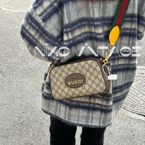 熱門日常款❤️‍🔥Gucci古馳Neo vintage老花虎頭相機包單肩斜挎包🐅