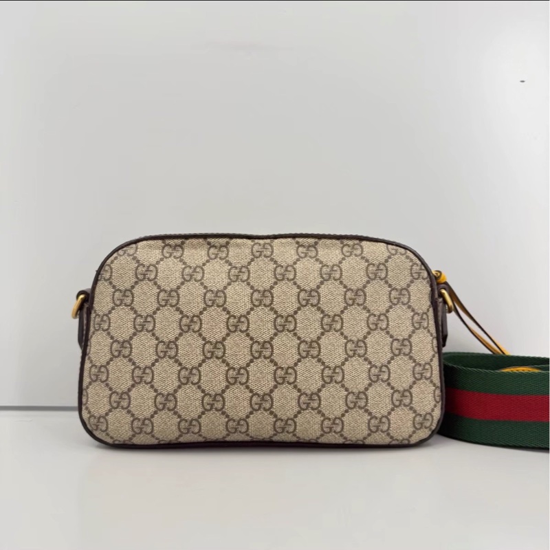 熱門日常款❤️🔥Gucci古馳Neo vintage老花虎頭相機包單肩斜挎包🐅-11