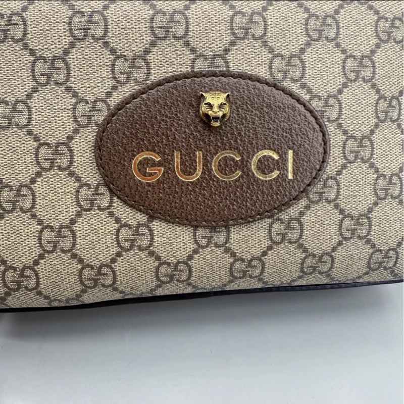 熱門日常款❤️🔥Gucci古馳Neo vintage老花虎頭相機包單肩斜挎包🐅-15