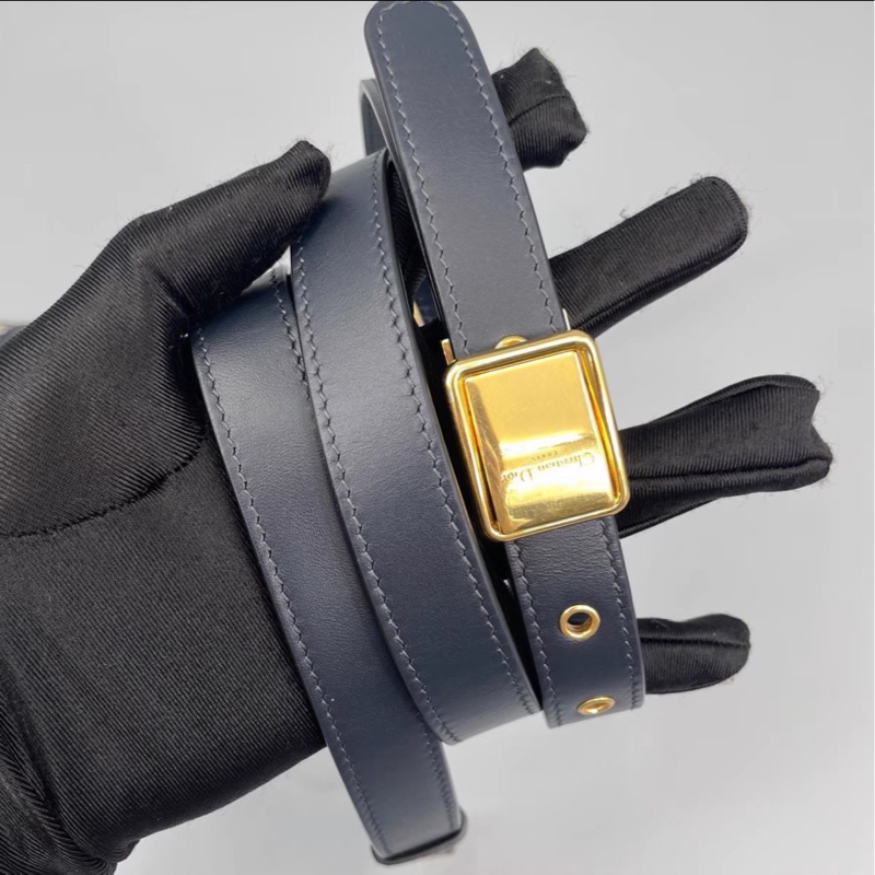 明星同款😍超百搭✨Dior迪奧老花帆布刺繡bobby波比小號馬鞍包單肩斜挎包-13