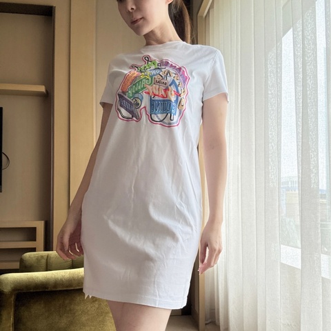 Hermes 全新 刺繡休閒洋裝 36號