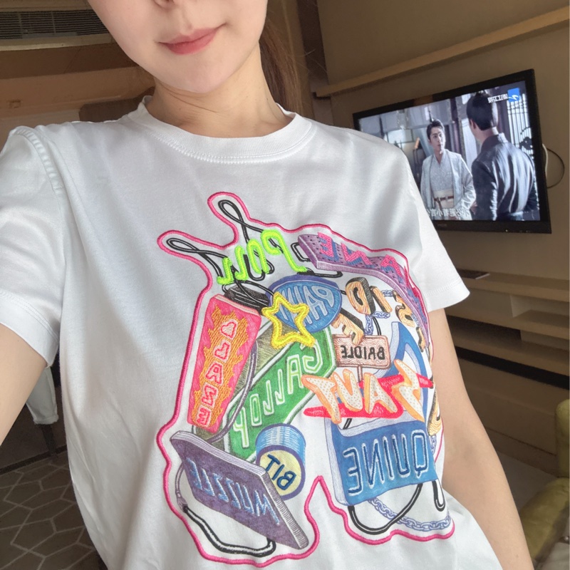 Hermes 全新 刺繡休閒洋裝 36號-1