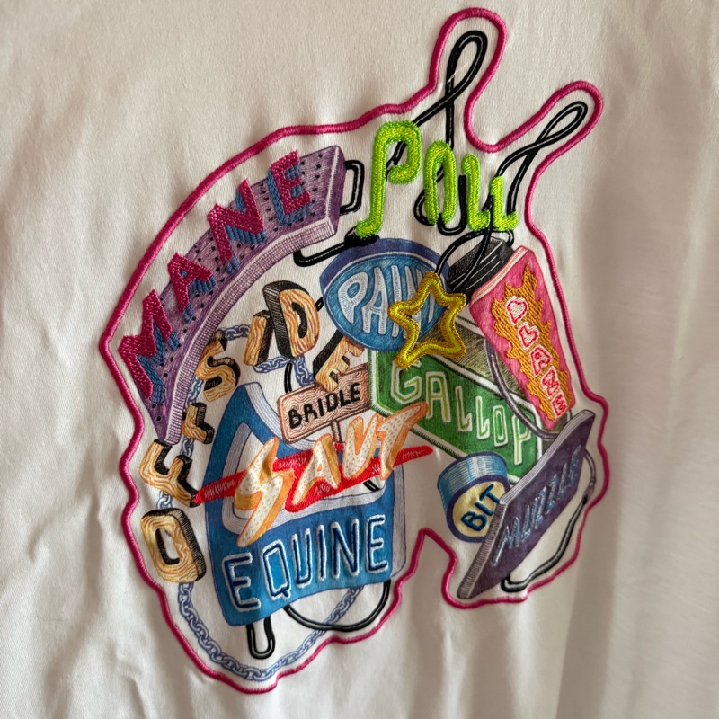 Hermes 全新 刺繡休閒洋裝 36號-6