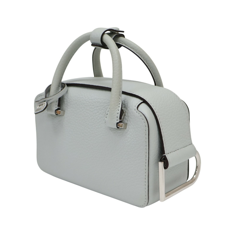 灰綠色 牛皮 Cool Box Nano 肩背包【Delvaux德爾沃】 AA0669AQY-2