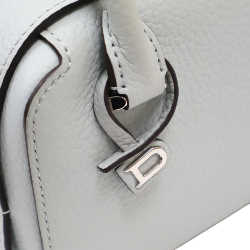 灰綠色 牛皮 Cool Box Nano 肩背包【Delvaux德爾沃】 AA0669AQY-8