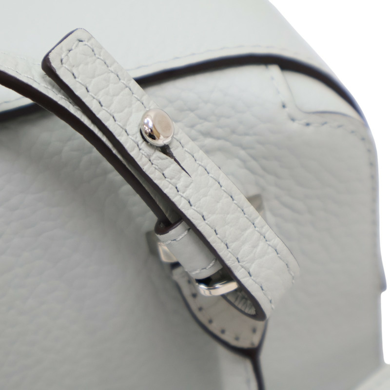 灰綠色 牛皮 Cool Box Nano 肩背包【Delvaux德爾沃】 AA0669AQY-9