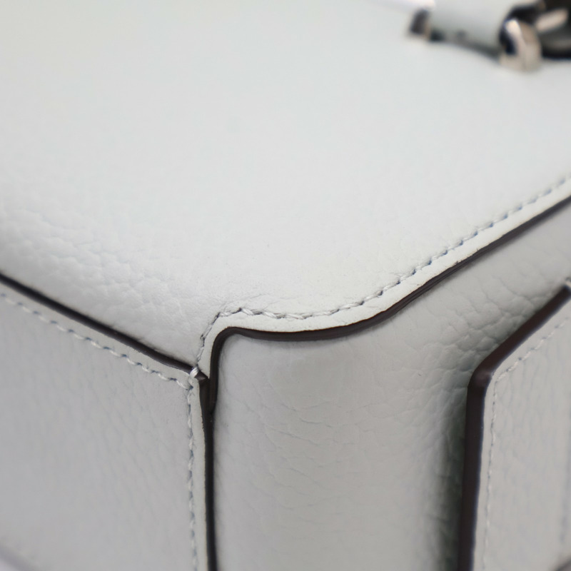 灰綠色 牛皮 Cool Box Nano 肩背包【Delvaux德爾沃】 AA0669AQY-13