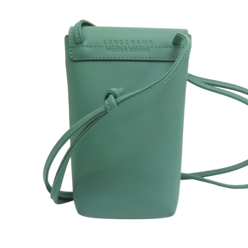 綠色 牛皮 Le Pliage Xtra Phone Case 肩背包【Longchamp 瓏驤】 34178987D90-1